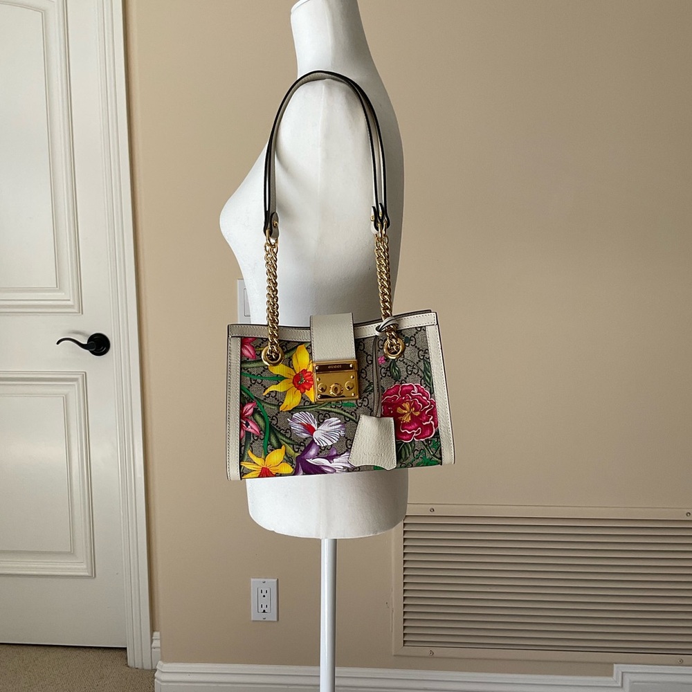Gucci Floral Multicolor Tote Bag